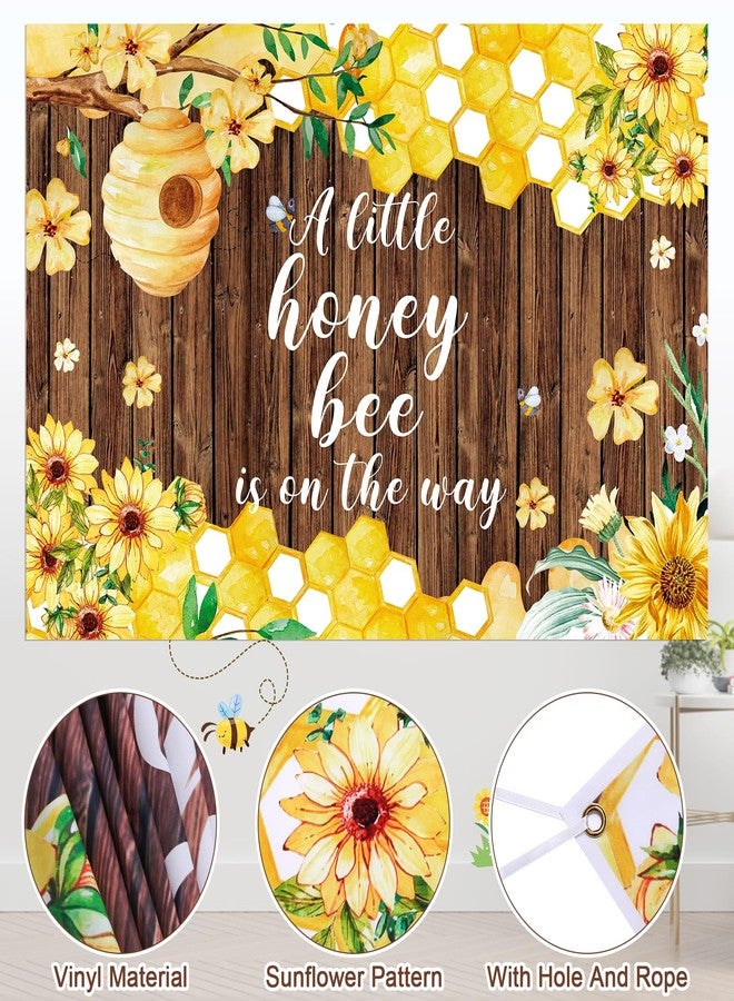 Winrayk 133Pcs Bee Baby Shower Decorations Bumble Bee Themed Baby Shower, Honey Bee Balloon Arch Sweet As Can Bee Tablecloth Backdrop Bee Wall Decor, Birthday Party Supplies Boy Girl Baby Shower Decor - Image 5